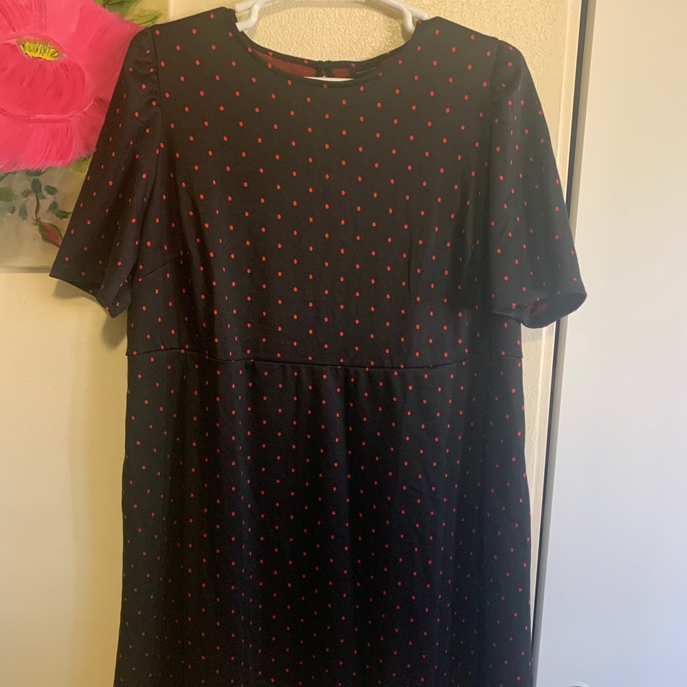 Who What Wear Black & Red Dress 2X